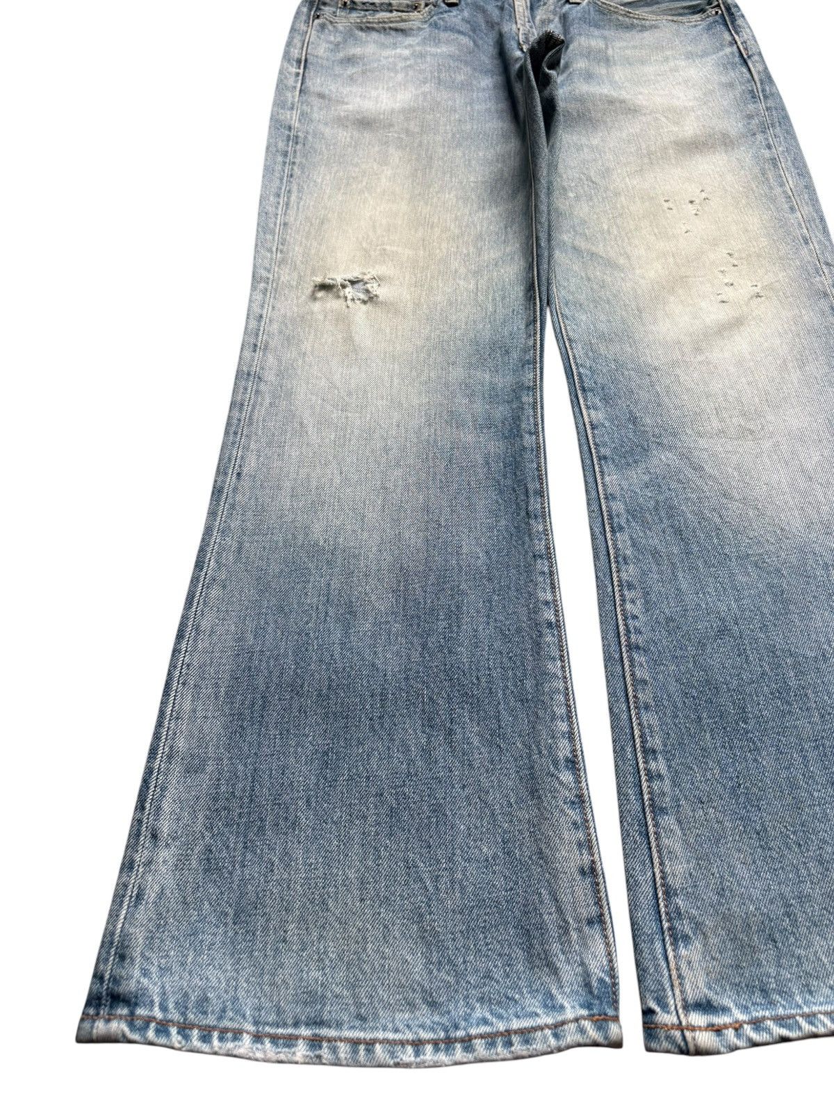 Gap Vintage Gap Mud Wash Distressed Bootcut Jeans Size US 33 - 6 Thumbnail