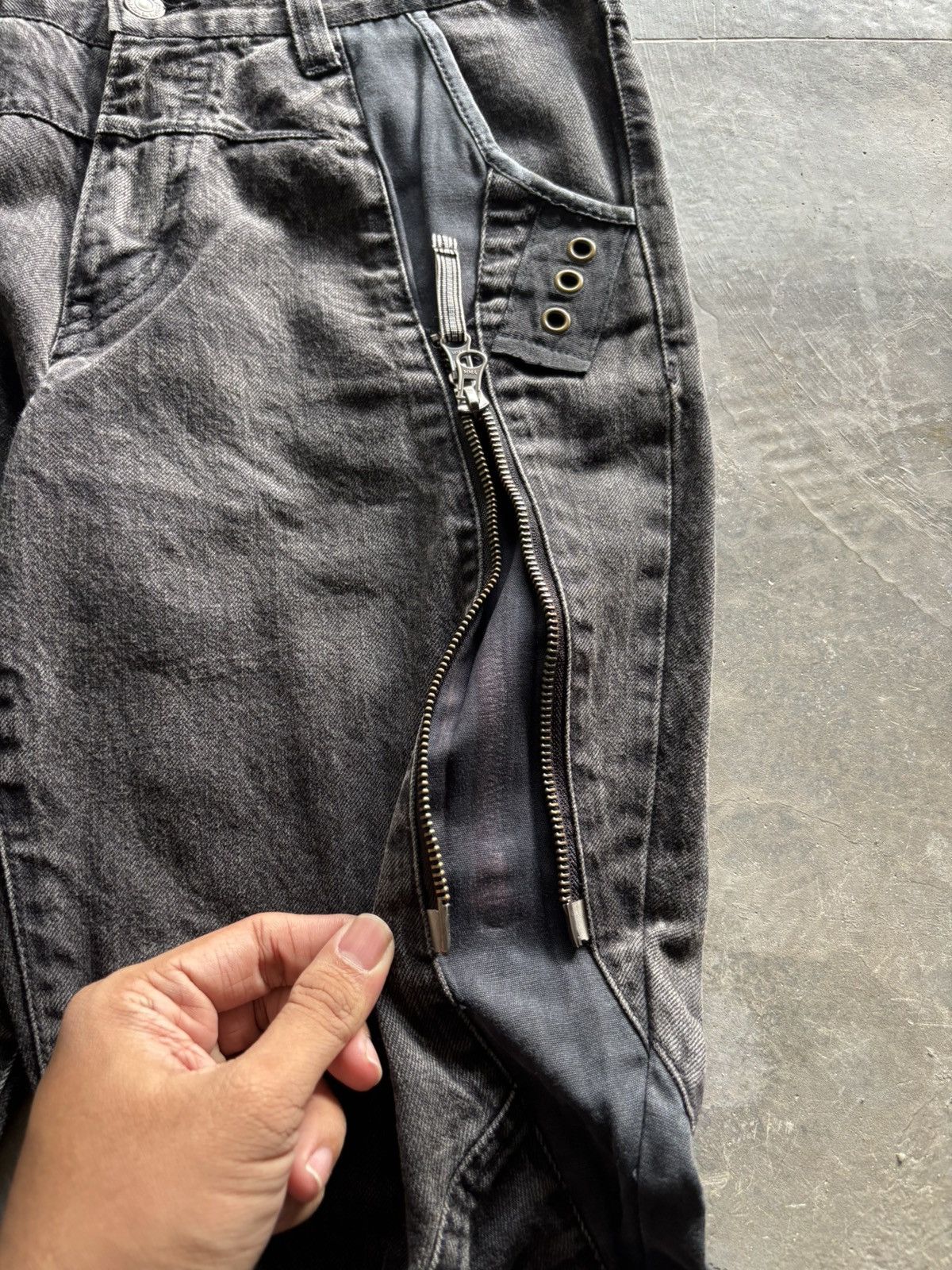 PPFM SICK PPFM BIKERS JEANS ZIPPER PUNK BONDAGE SEDITIONARIES Size US 34 / EU 50 - 13 Thumbnail