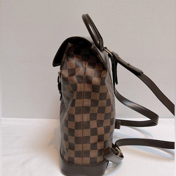 Louis Vuitton Louis Vuitton Damier Ebene Soho Vintage Backpack Size ONE SIZE - 7 Thumbnail