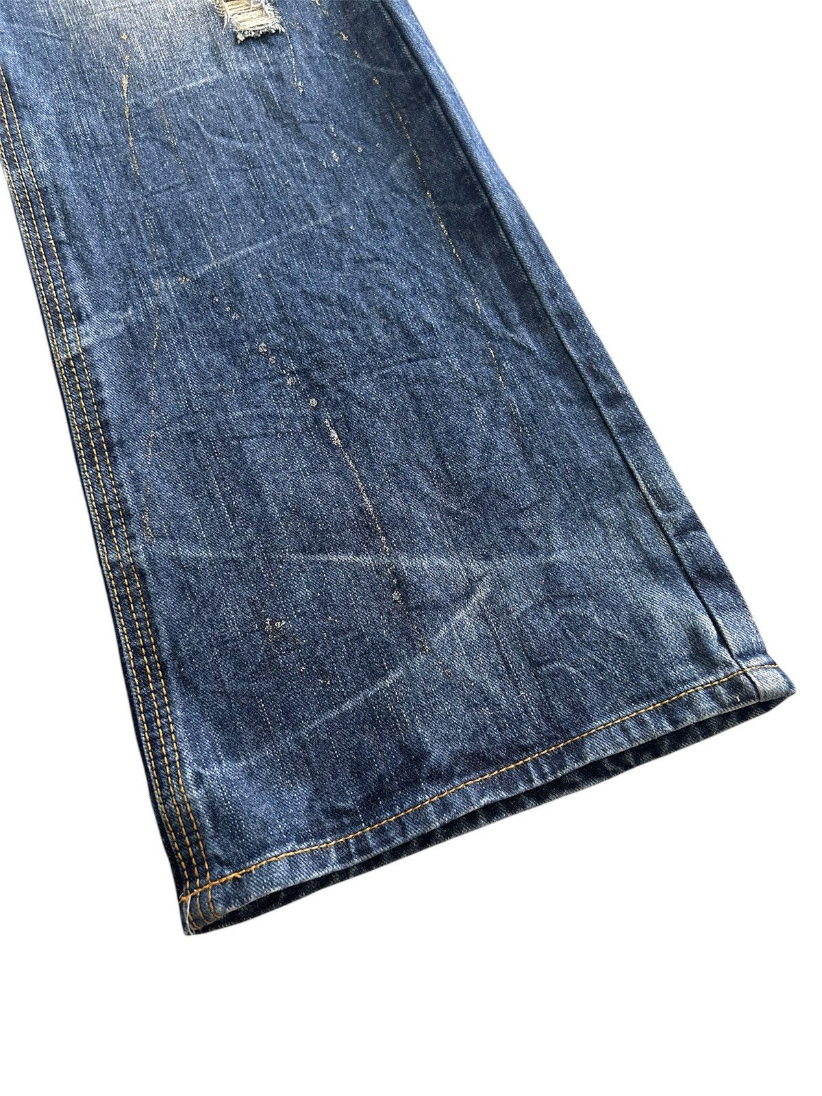Japanese Brand × Vintage Vintage Japanese Distressed Denim Skull Patches Jeans Size US 35 - 7 Thumbnail
