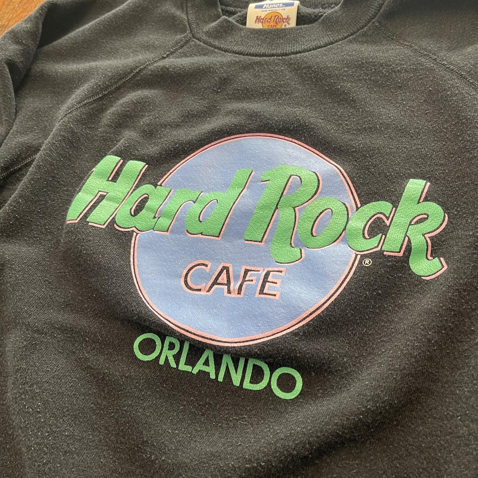 Hard Rock Cafe Vtg Hard Rock Cafe Sweatshirt Mens Large Orlando Hanes USA Size US L / EU 52-54 / 3 - 4 Thumbnail