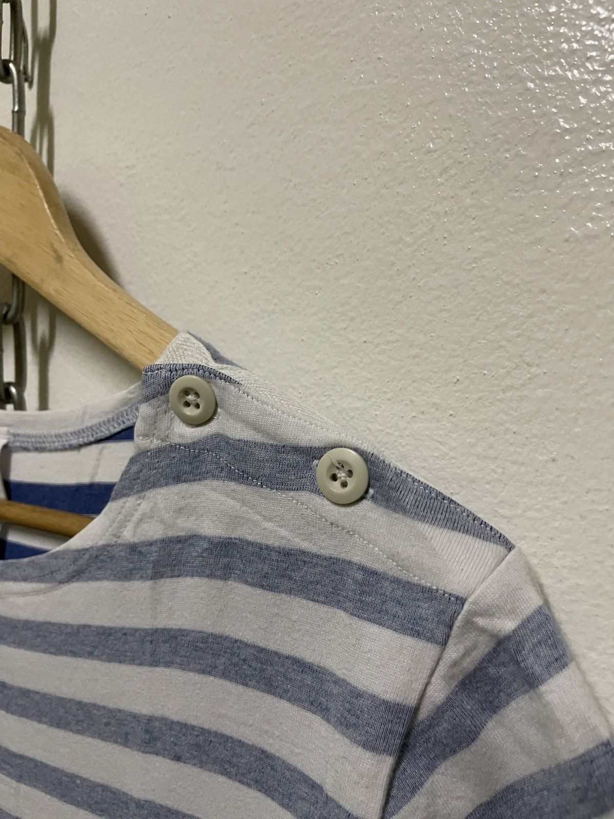 Japanese Brand × Margaret Howell MHL Striped Boat Neck T Shirt Size M / US 6-8 / IT 42-44 - 7 Thumbnail