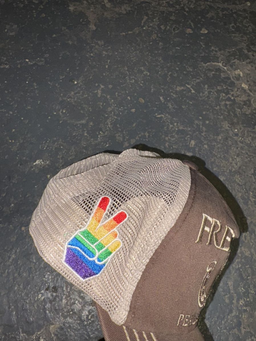 Palace Palace Freedom Distressed Trucker Hat Size ONE SIZE - 4 Thumbnail