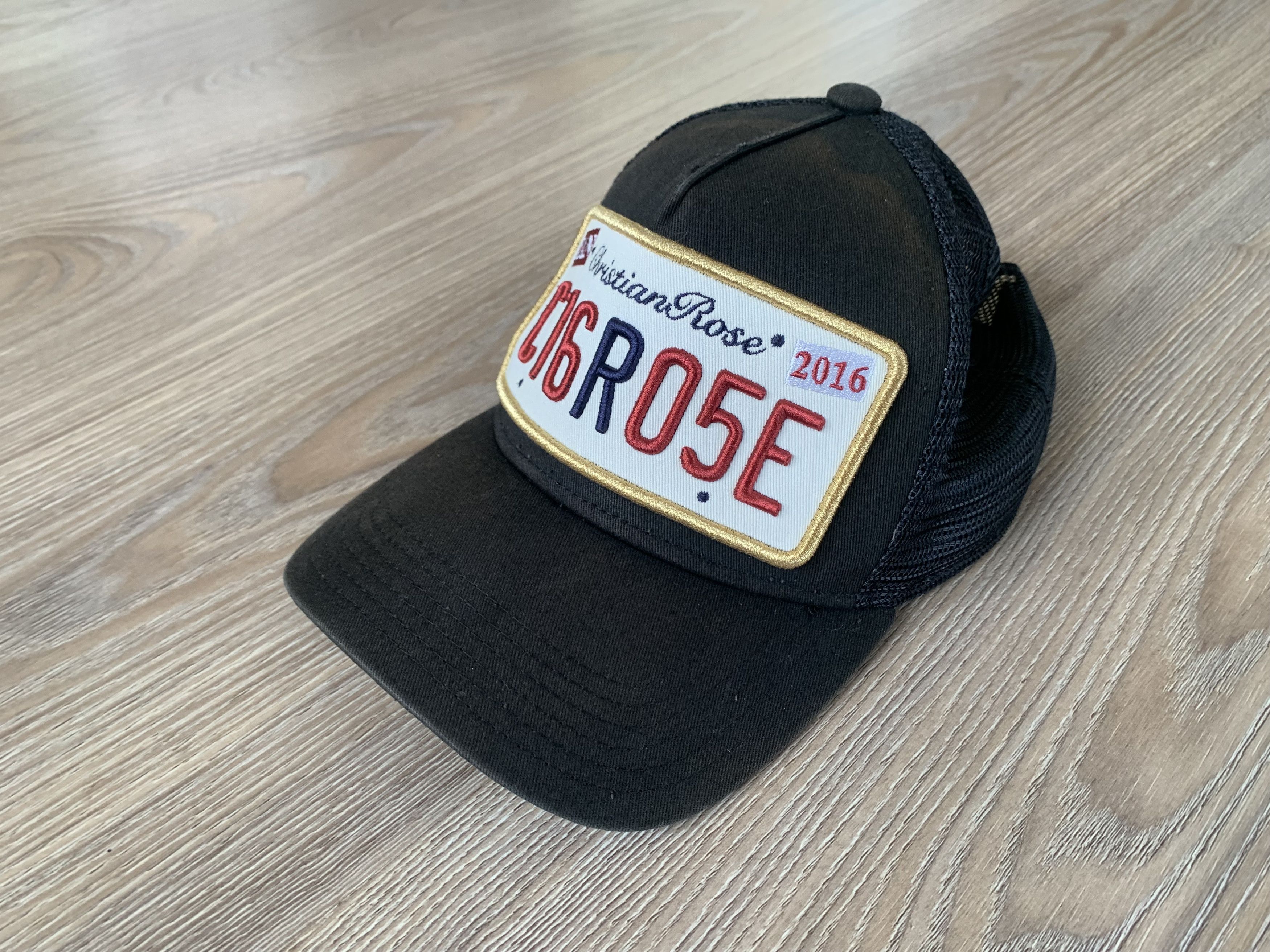 Other Christian Rose Men's Vintage Private Plate Trucker Cap Size ONE SIZE - 4 Thumbnail