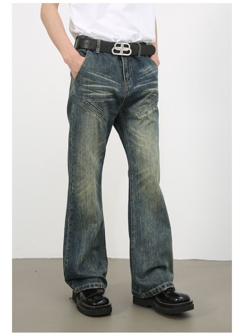 Japanese Brand × Jean American distressed washed loose flared vintage jeans Size US 32 / EU 48 - 5 Thumbnail