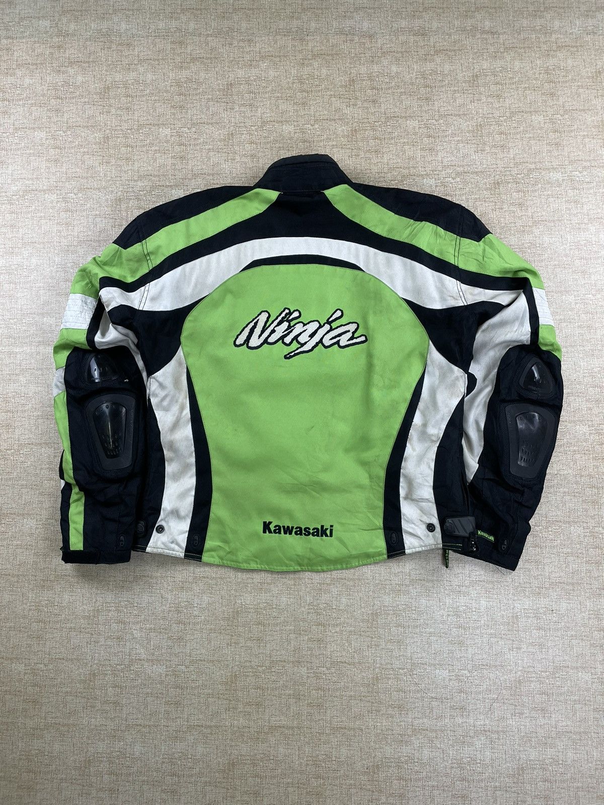 ICON Motorsports Vintage Kawasaki Ninja Motor Racing Bikers Jacket Size US M / EU 48-50 / 2 - 2 Thumbnail