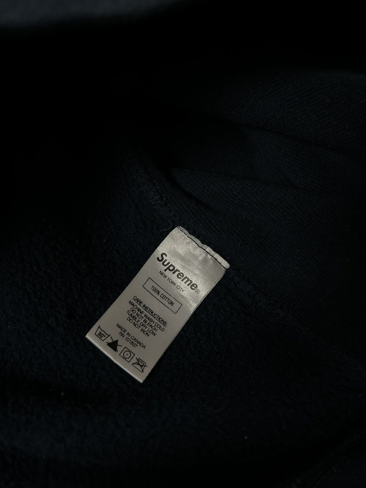 Supreme Supreme SS18 Channel Hoodie Navy Size US L / EU 52-54 / 3 - 6 Thumbnail