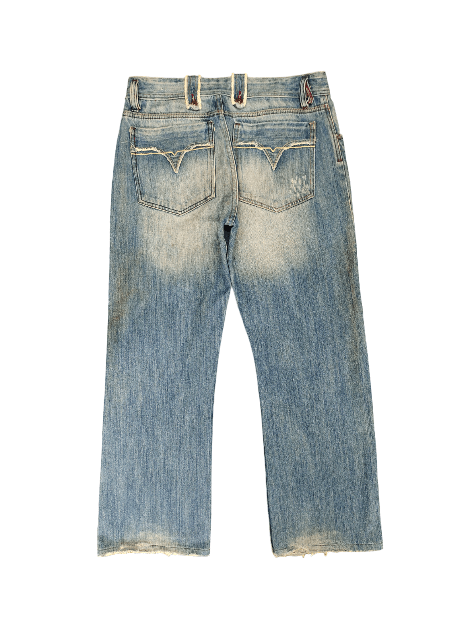 Diesel Wide Leg Jeans Diesel Denim Streetwear Y2k Size US 31 - 9 Thumbnail