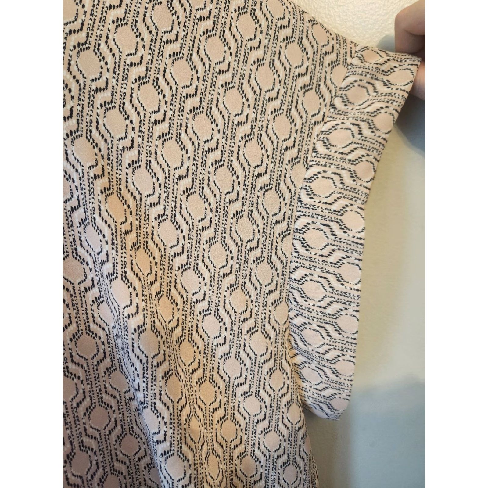 Torrid Torrid Pink Black White Abstract Print Cap Sleeve Tunic Top 5X Women Casual Size XXL / US 16-18 / IT 52-54 - 3 Thumbnail