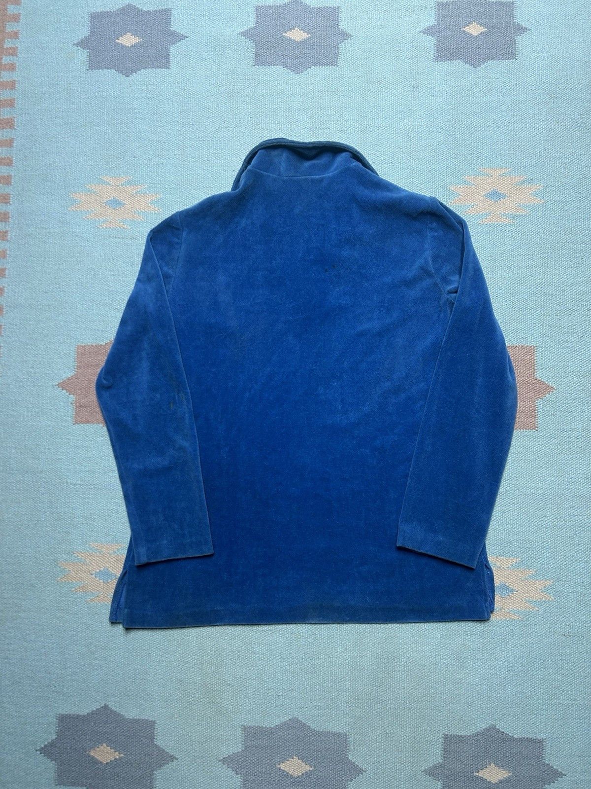 Vintage Vtg 70s velour shirt Sears soft open neck women’s size 16 Size M / US 6-8 / IT 42-44 - 7 Thumbnail