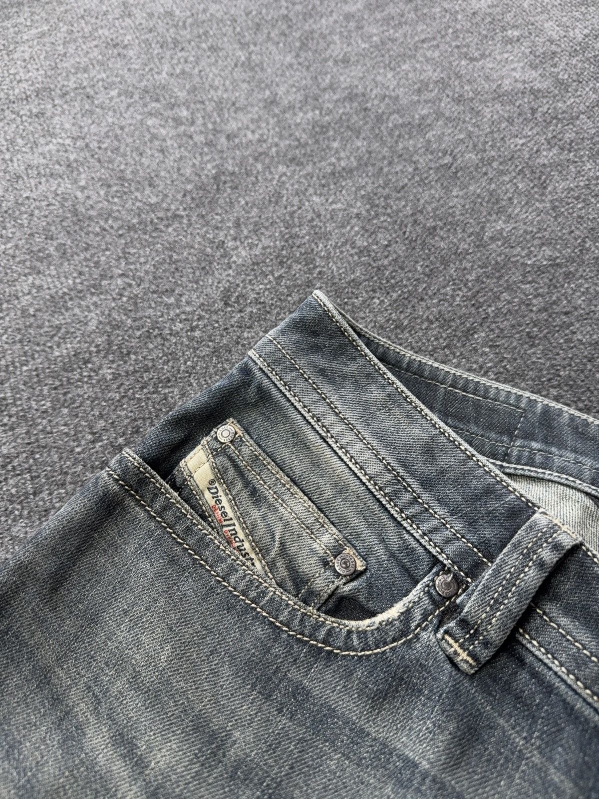 Diesel Luxury 00s Diesel Thavar Slim Skinny Washed Blue Jeans W30 Size US 30 / EU 46 - 12 Thumbnail