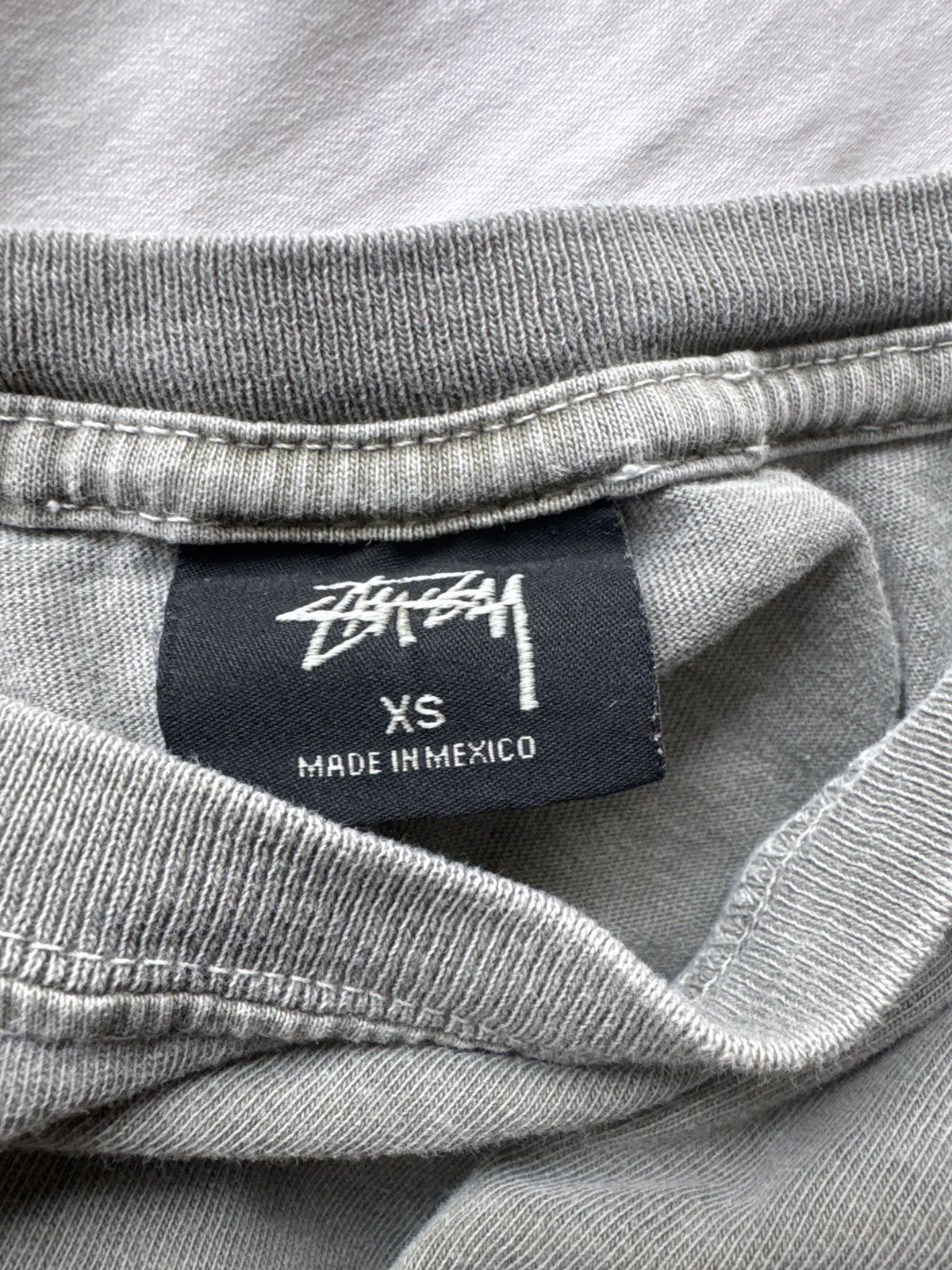 Stussy Stüssy Green Logo T-Shirt — Front & Back Print — Size XS Size US XS / EU 42 / 0 - 4 Thumbnail