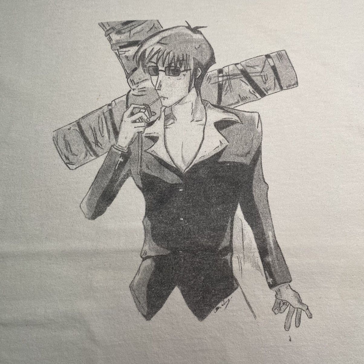 Anime × Vintage RARE! Vintage Trigun Nicholas D Wolfwood Anime T Shirt Size US XL / EU 56 / 4 - 6 Thumbnail