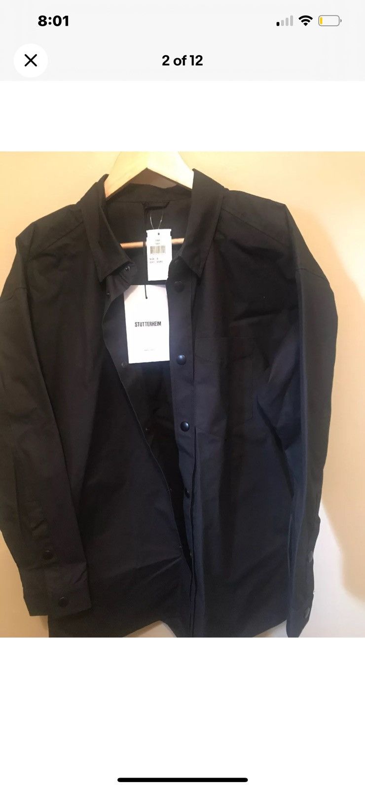 Stutterheim Stutterheim over shirt S new black Size US S / EU 44-46 / 1 - 8 Thumbnail