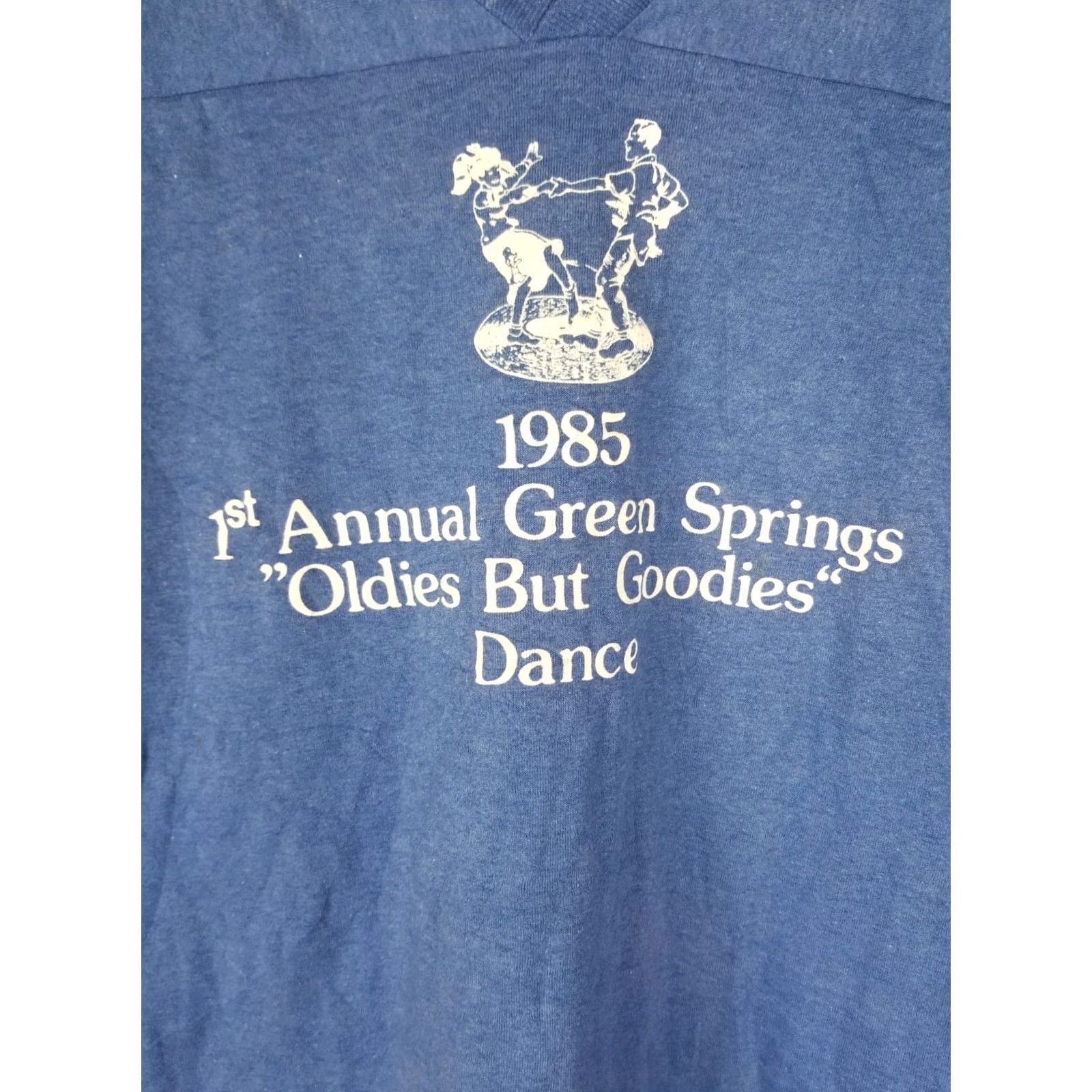 DANCER VINTAGE 85' 1ST ANNUAL GREEN SPRINGS OLDIES BUT GOODIES DANCE JERSEY T-SHIRT XL Size US XL / EU 56 / 4 - 2 Thumbnail
