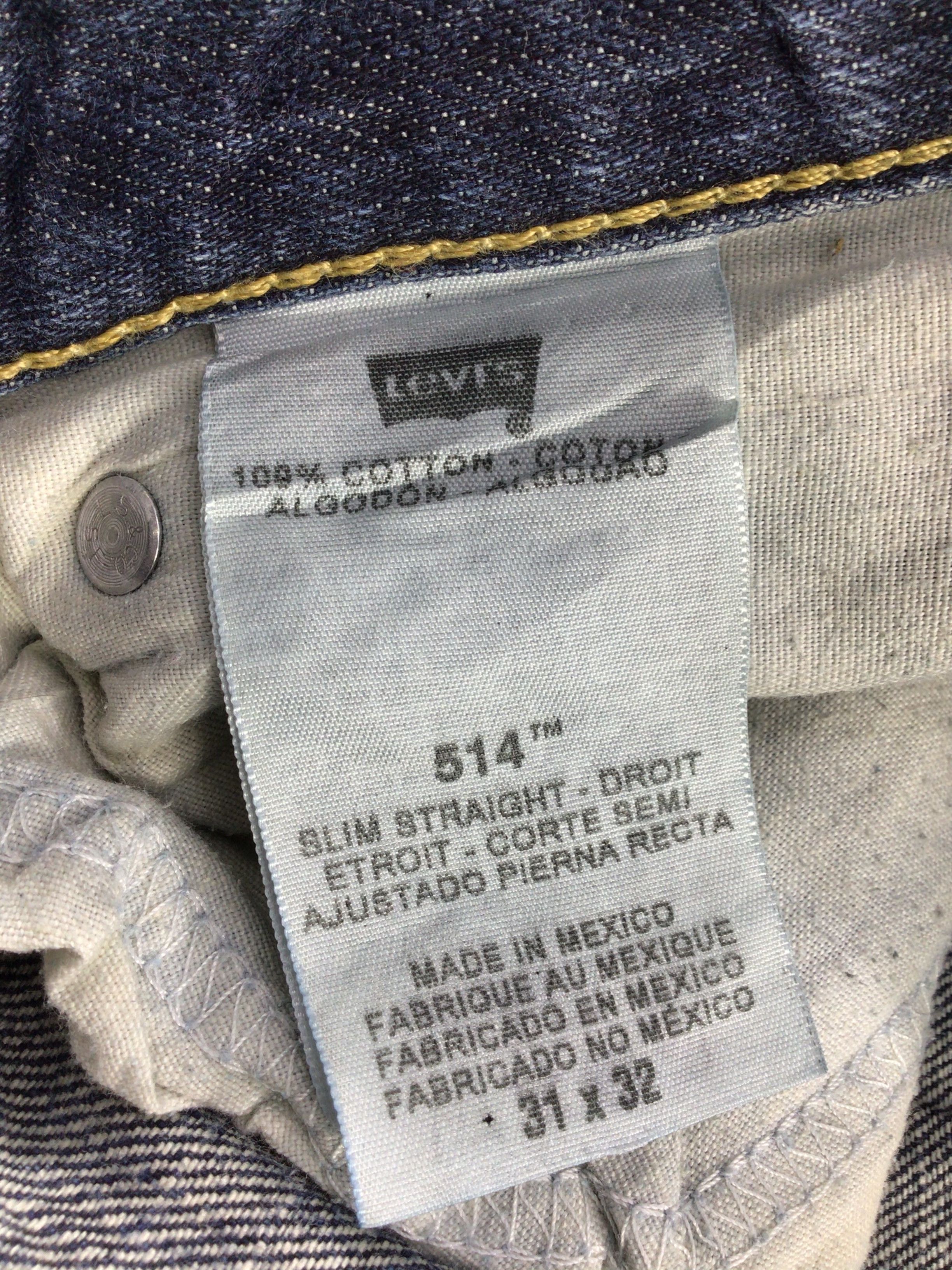 Levi's Vintage Levis 514 Jeans-J784 Size US 33 - 9 Thumbnail