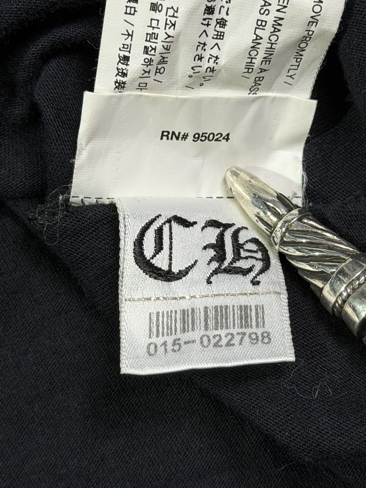 Chrome Hearts Shoulder Script Tonal Dagger Size US XL / EU 56 / 4 - 13 Thumbnail