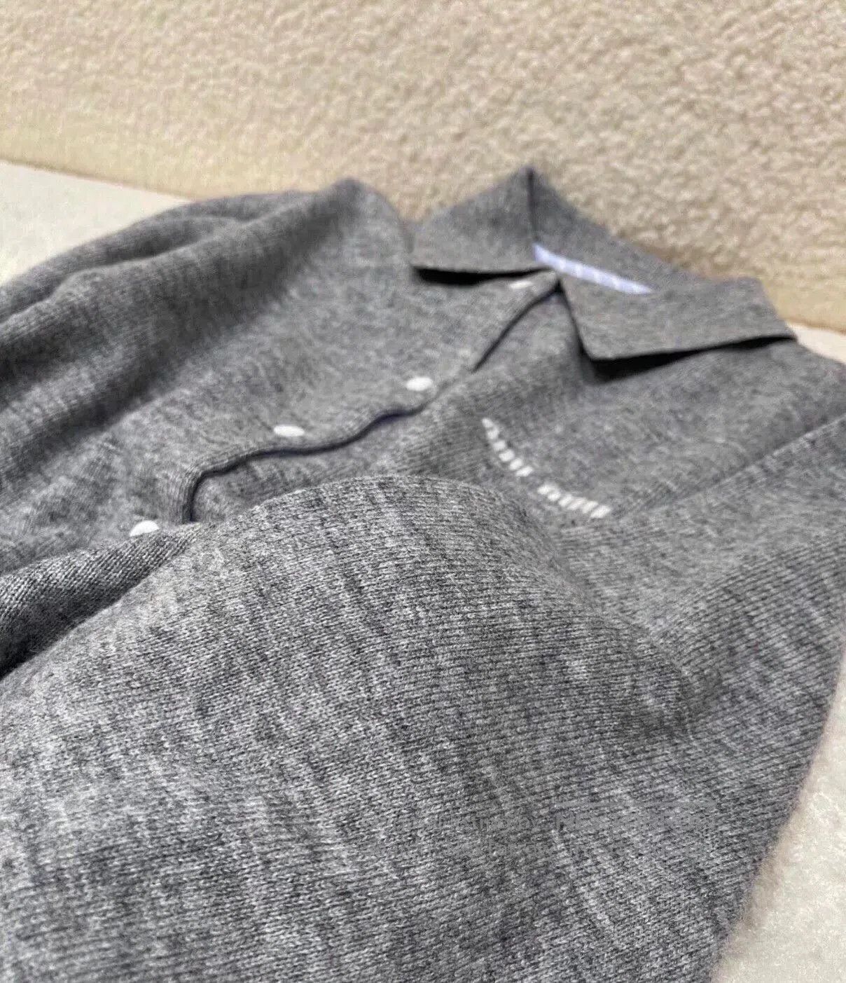 Miu Miu Miu Miu Gray Knit Cardigan. Size M / US 6-8 / IT 42-44 - 5 Thumbnail