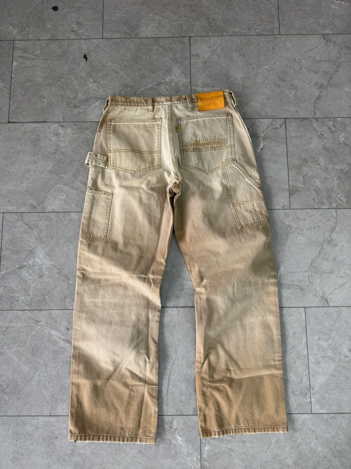 Gallery Dept. Gallery Dept Branko Carpenter Denim Jeans Tan Size US 32 / EU 48 - 2 Thumbnail