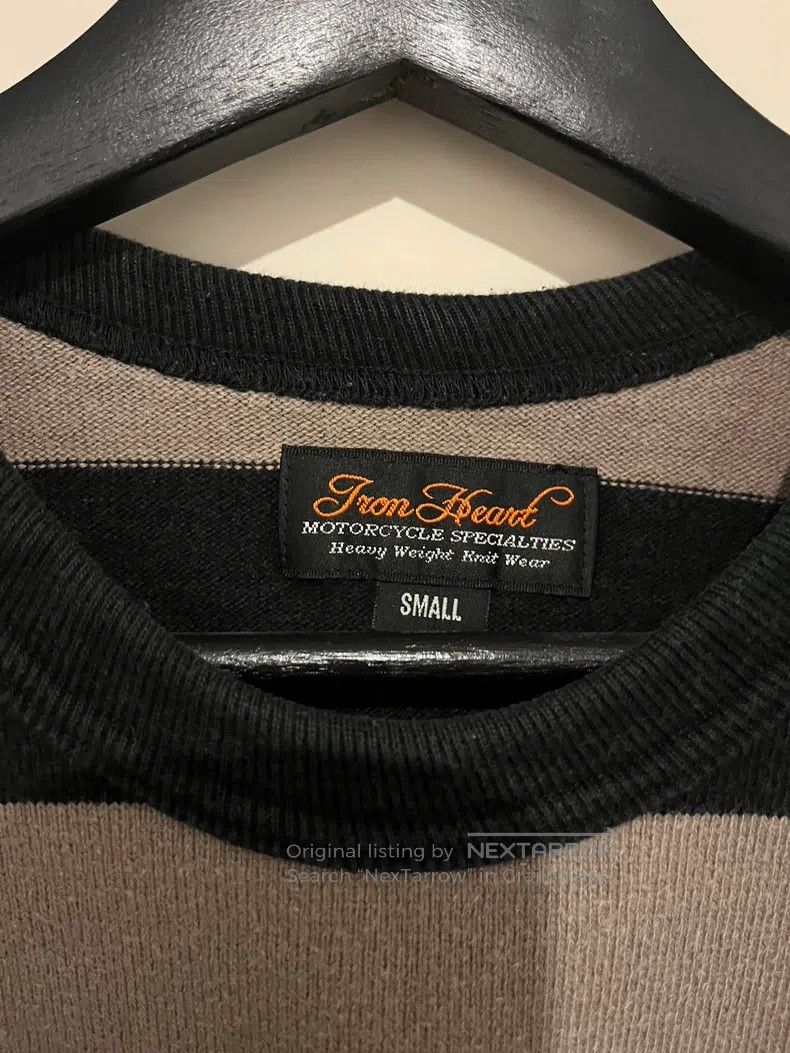 Iron Heart Iron Heart Heavy black coffee striped T-shirt Size US S / EU 44-46 / 1 - 4 Thumbnail