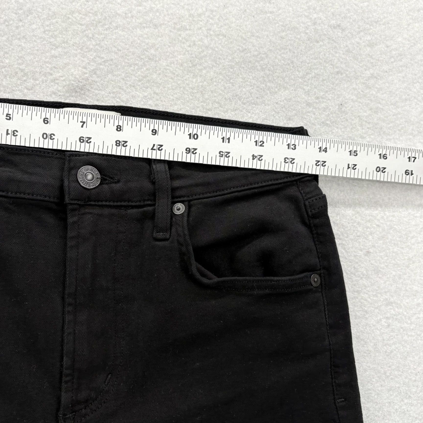 Citizens Of Humanity Citizens of Humanity Isola Cropped Jeans Womens 26 Black Mid Rise Slim Stretch Denim 5-Pocket Zipper Button Pocket 26 in Inseam Size 26" / US 2 / IT 38 - 7 Thumbnail