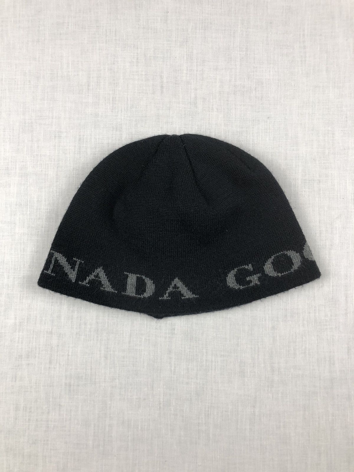 Canada Goose Canada Goose Beanie Hat black/Grey Logo Size ONE SIZE - 1 Thumbnail