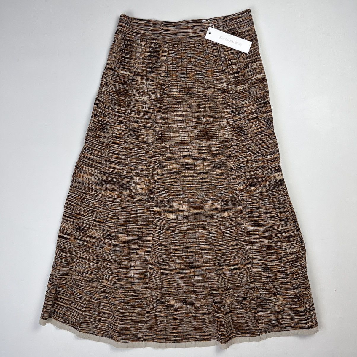 Designer × Jonathan Simkhai Jonathan Simkhai Pleated Spacedye midi skirt and Blouse Size 30" / US 8 / IT 44 - 2 Thumbnail