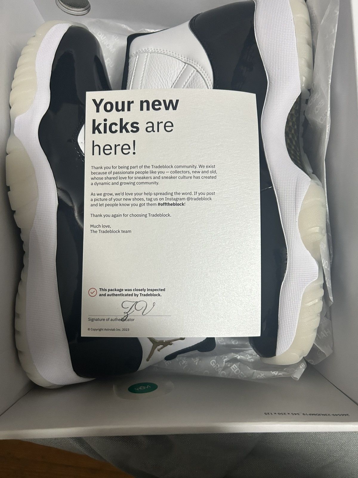 Jordan Brand × Nike Nike Air Jordan Retro 11 Gratitude Size 10.5 Size US 10.5 / EU 43-44 - 12 Thumbnail