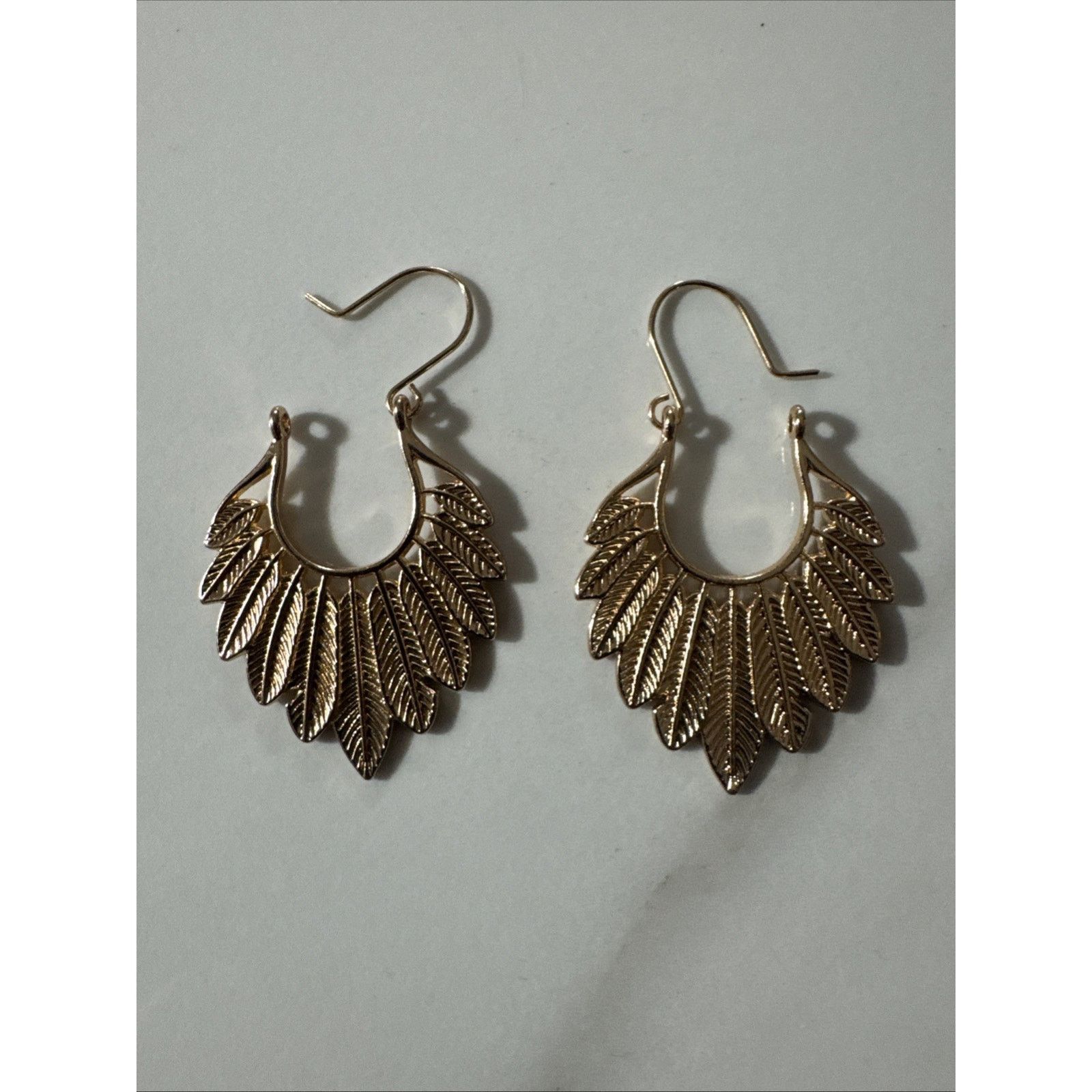 Other Bohemian Earrings Geometry Alloy Hook Dangle Gold Toned Size ONE SIZE - 1 Thumbnail