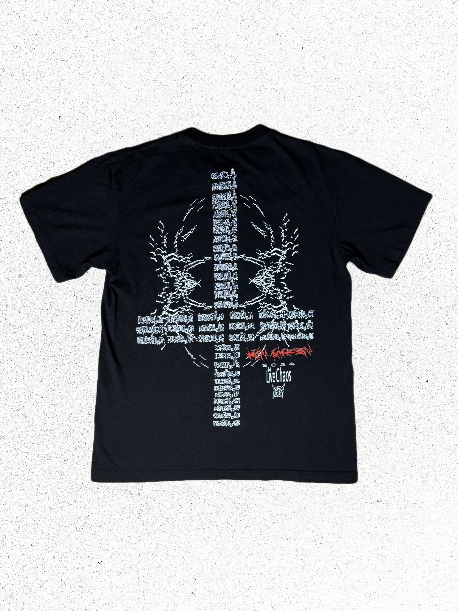 Ken Carson Ken Carson CHAOSLIVE T-Shirt Size US M / EU 48-50 / 2 - 2 Thumbnail