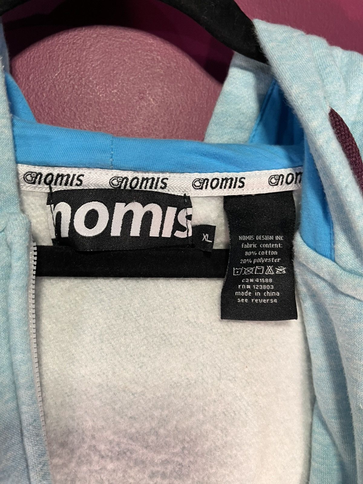 NOMIS Nomis embroidered hoodie Size US XL / EU 56 / 4 - 6 Thumbnail