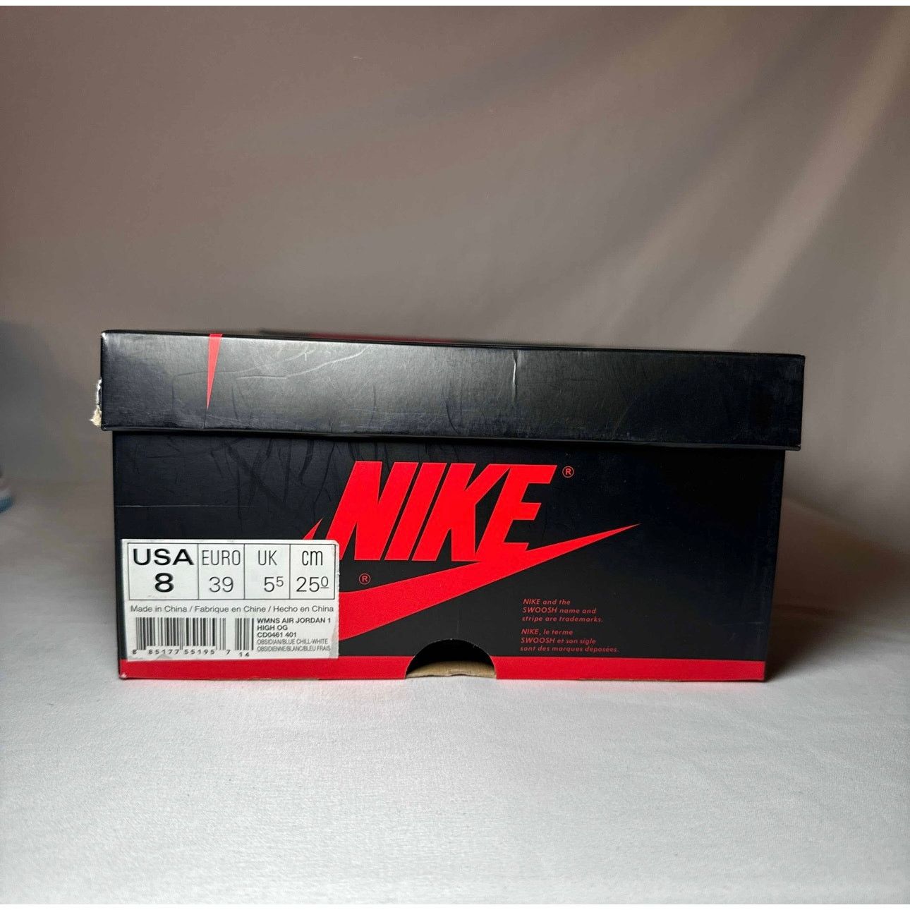 Jordan Brand × Nike Size 8 - Air Jordan 1 Retro High OG Blue Chill Women's Shoes Size US 8 / IT 38 - 9 Thumbnail
