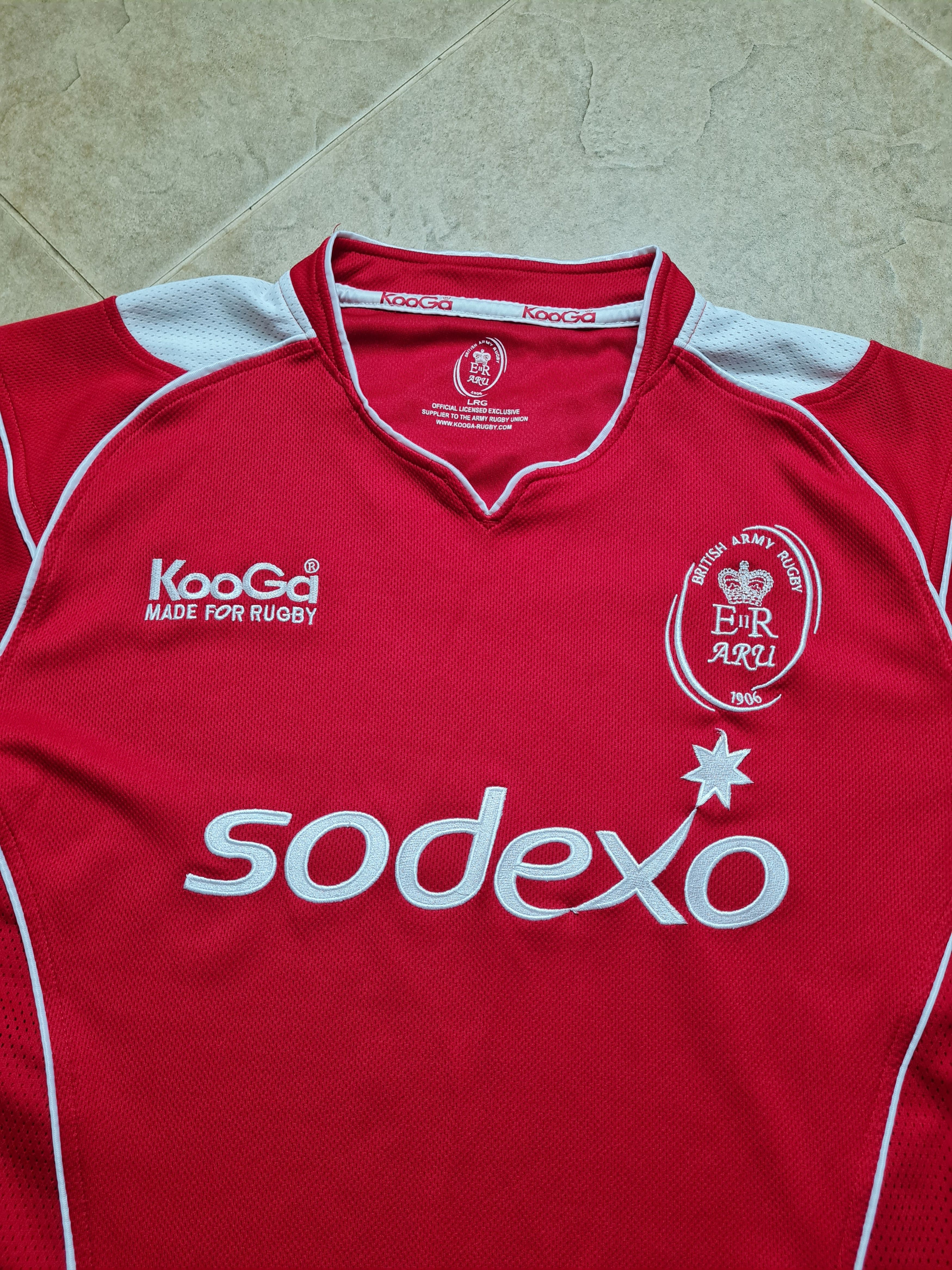 Other Kooga Jersey British Army Rugby Home Shirt 2010 Red Top Size US L / EU 52-54 / 3 - 15 Thumbnail