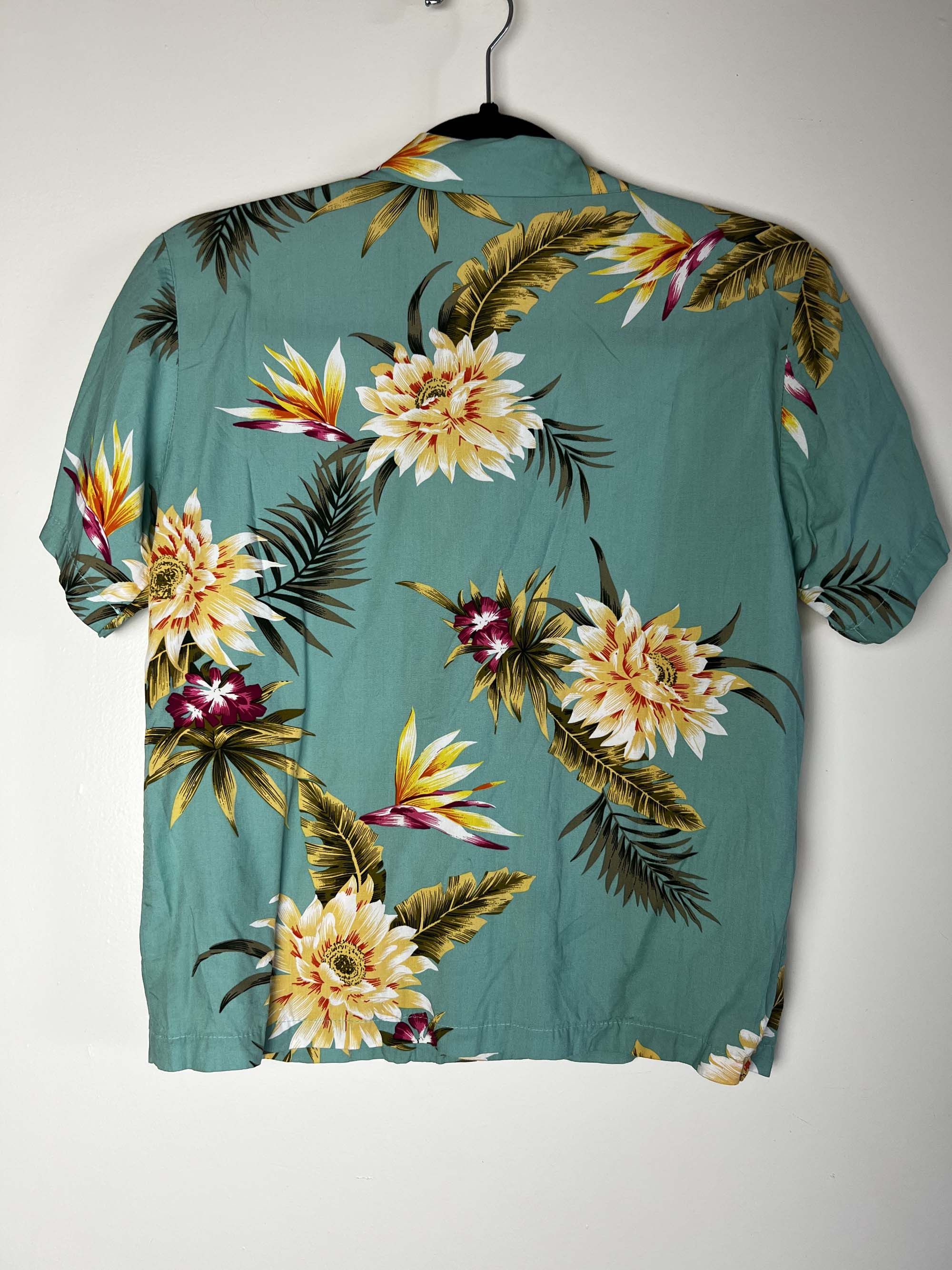 Vintage Vintage 1990's Two Palms Hawaiian Luau Aloha Party Shirt Size XS / US 0-2 / IT 36-38 - 9 Thumbnail