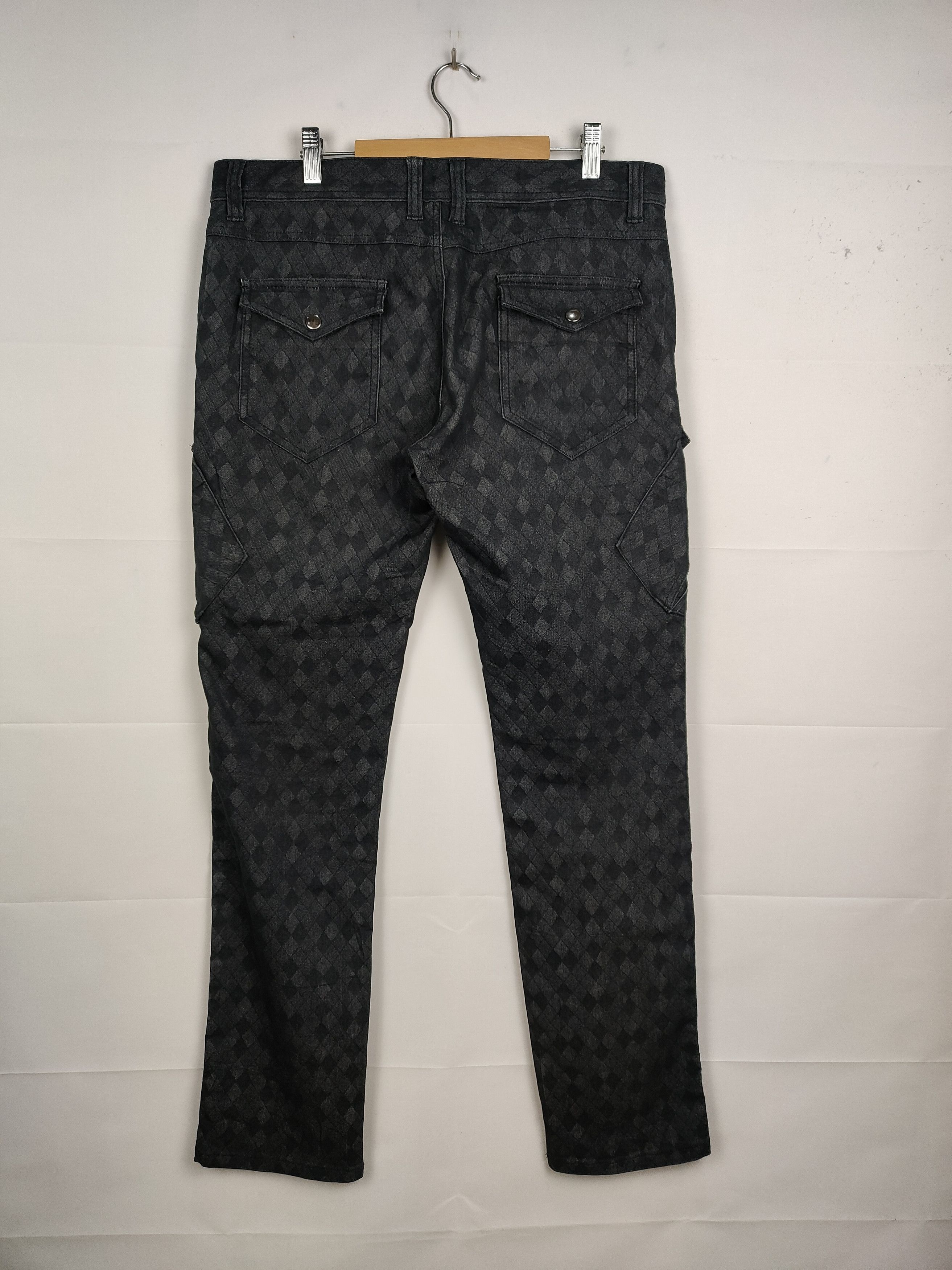 semanticdesign Semantic design Checkered board Flared Bondage Pant Size US 34 / EU 50 - 5 Thumbnail