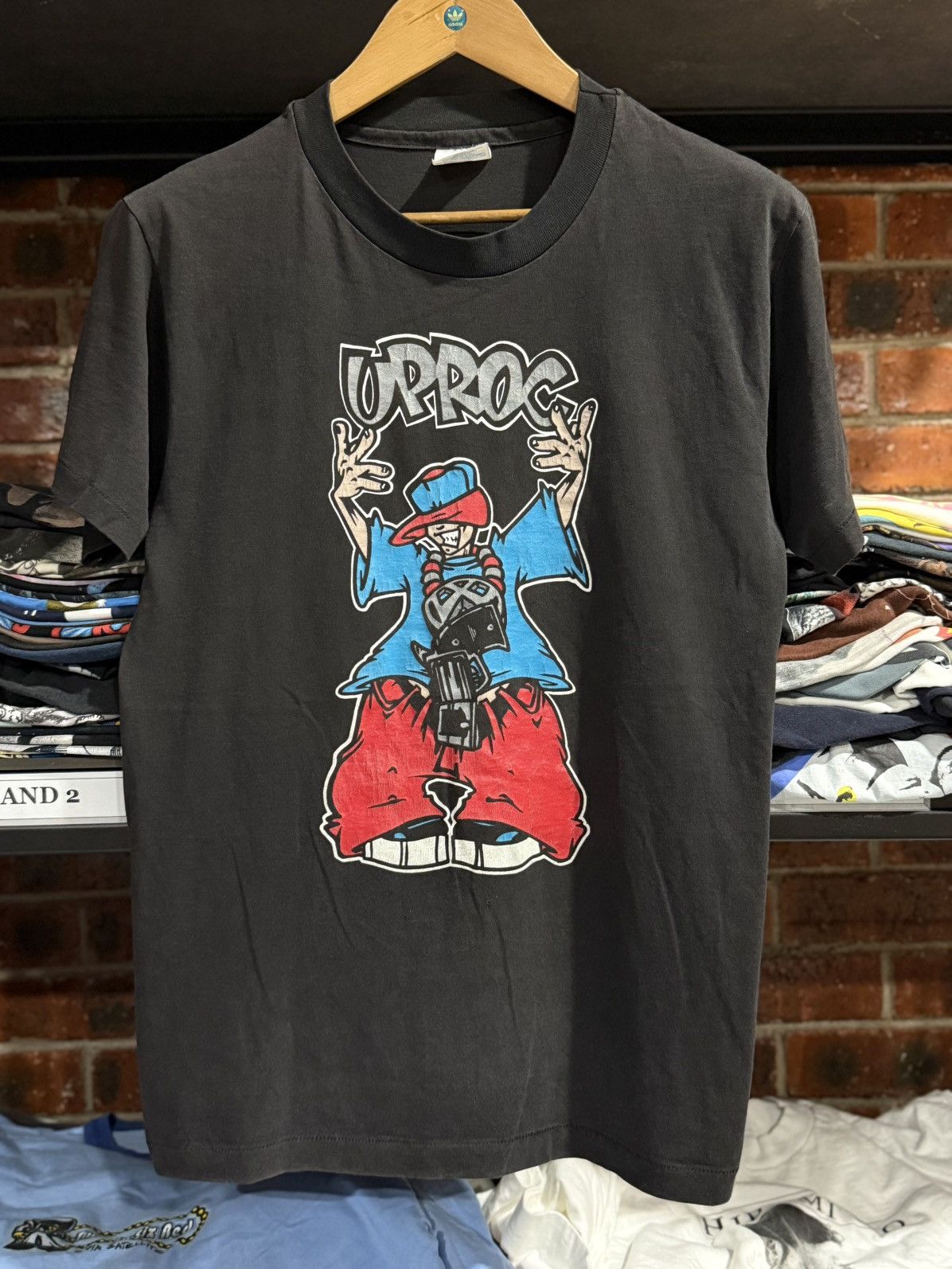 Band Tees Vintage 90s Uproc HipHop Gum Faded Rap Tee Size US M / EU 48-50 / 2 - 1 Thumbnail
