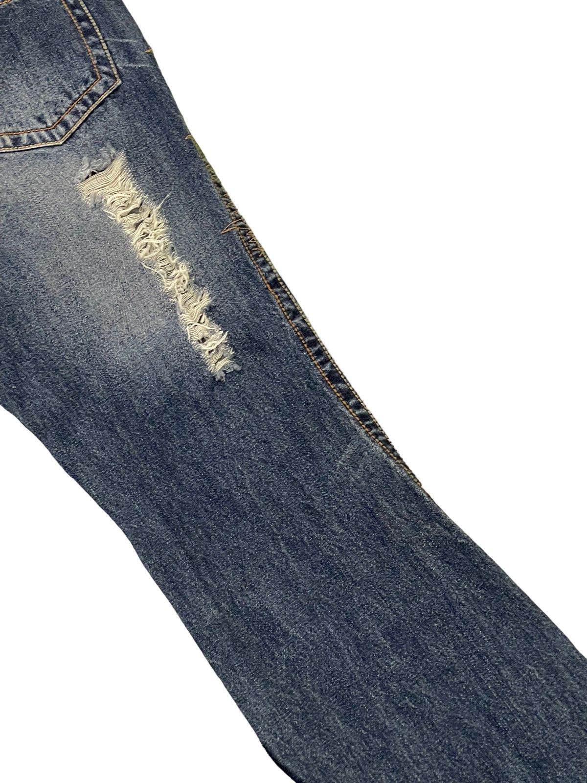 Japanese Brand Flare Jeans Supure Distress Low Rise Boot Cut 8🟦1 Size US 32 / EU 48 - 16 Thumbnail