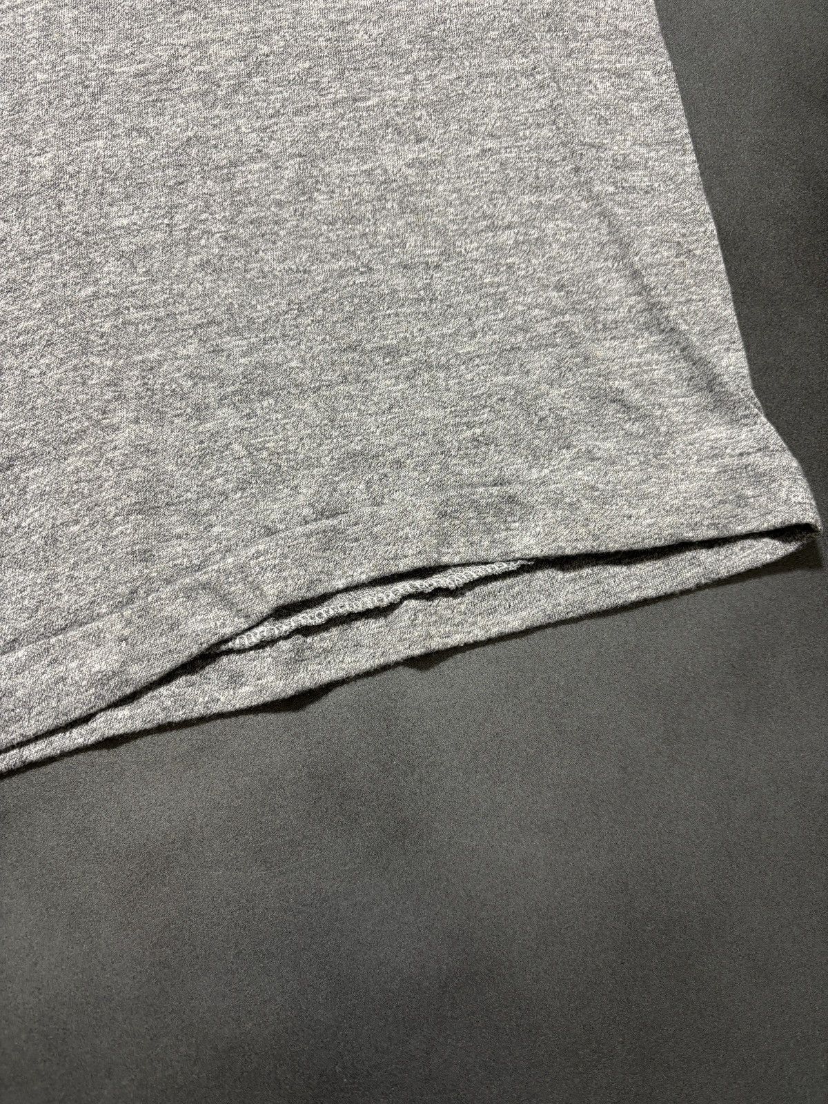 Vintage 1980s Vintage Blank Tee Made in USA Heather Baby T Crop 70s Size US S / EU 44-46 / 1 - 6 Thumbnail