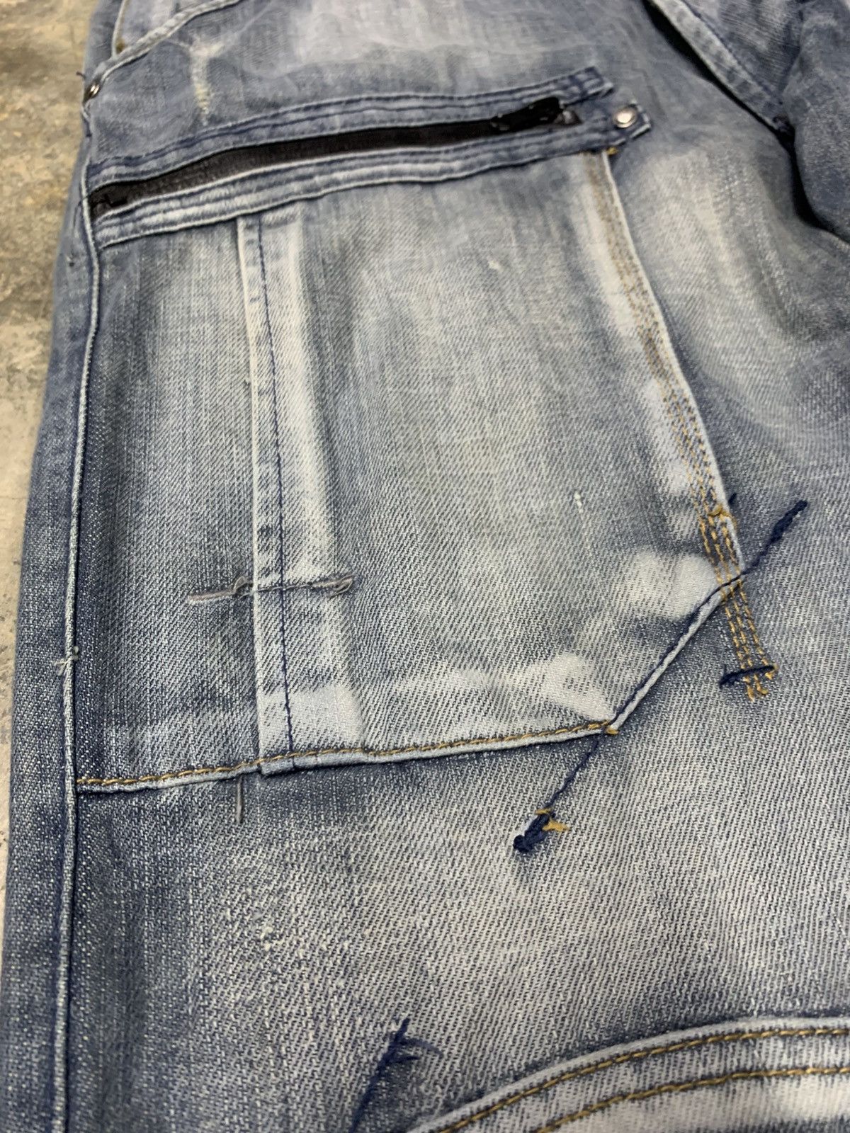 If Six Was Nine Distressed double knee NEXT JEAN Size US 34 / EU 50 - 10 Thumbnail