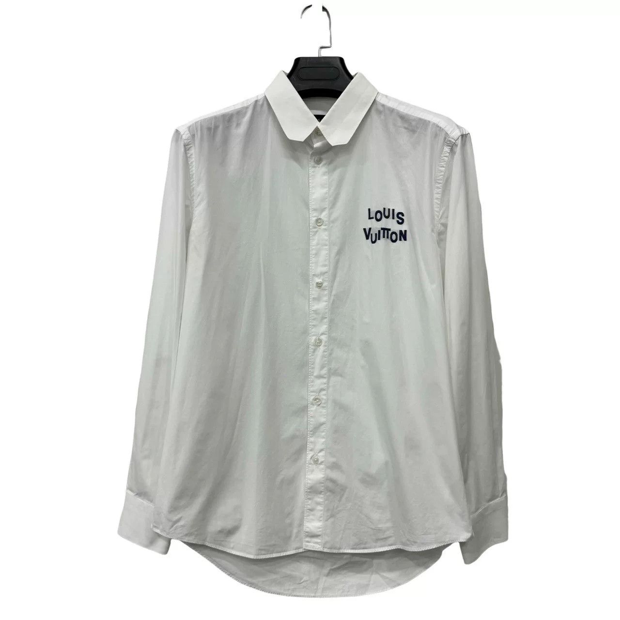 Louis Vuitton Louis Vuitton Embroidered Letter Shirt Size US L / EU 52-54 / 3 - 1 Thumbnail