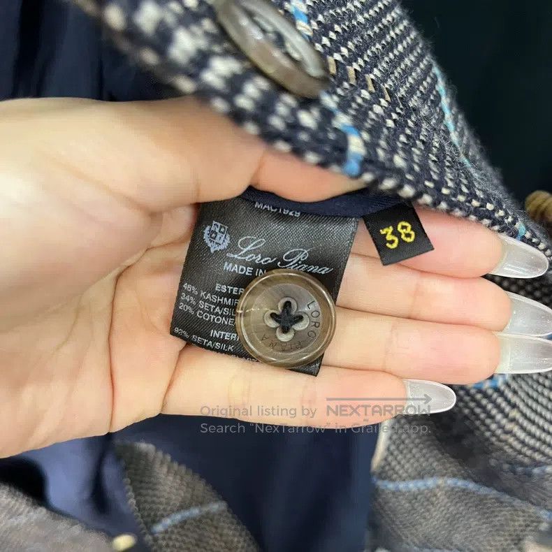 Loro Piana Loro Piana Grey Plaid Blazer Size XS / US 0-2 / IT 36-38 - 4 Thumbnail