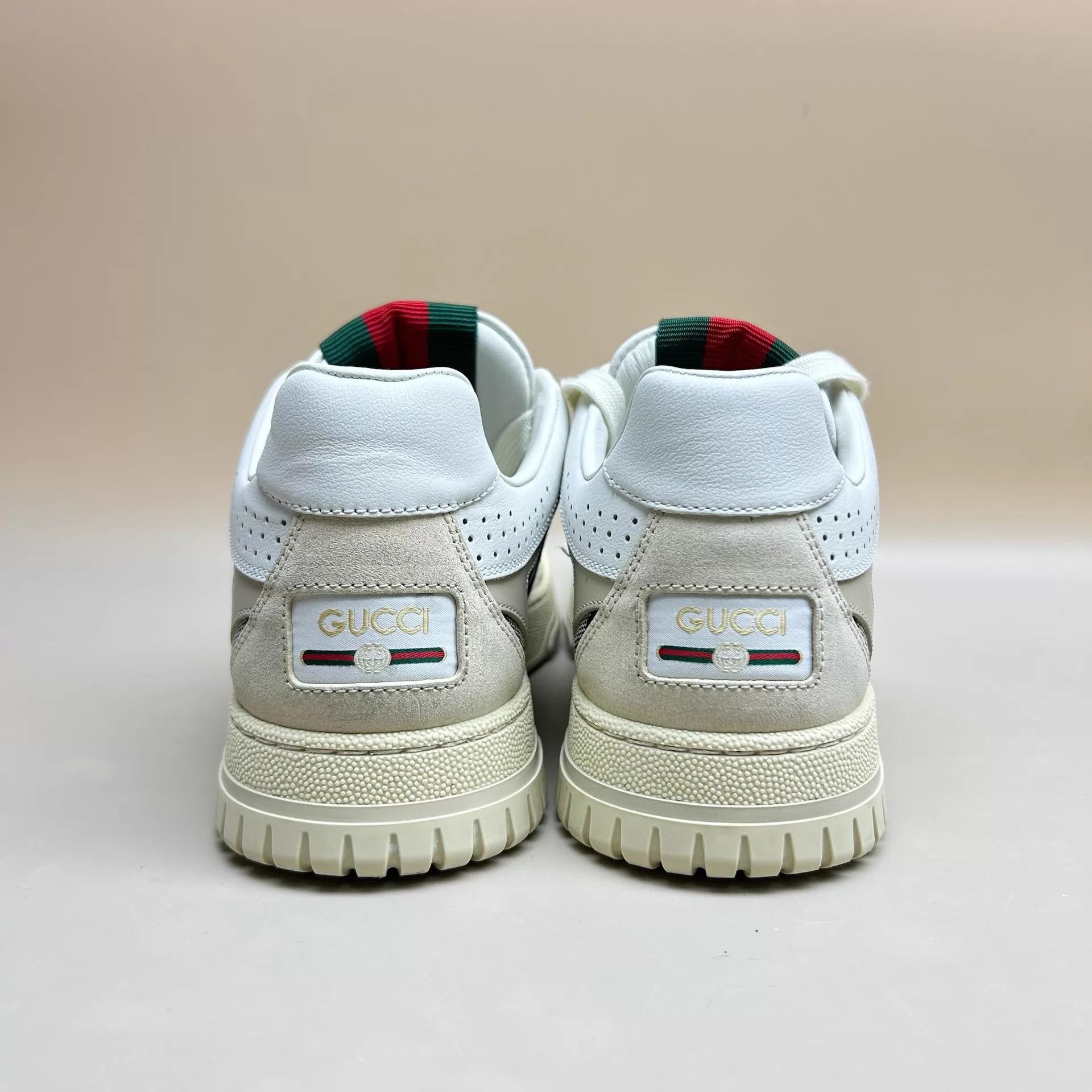 Gucci GUCCI Off-White GG Enamel Sneakers 38 99 New Size US 7.5 / IT 37.5 - 3 Thumbnail