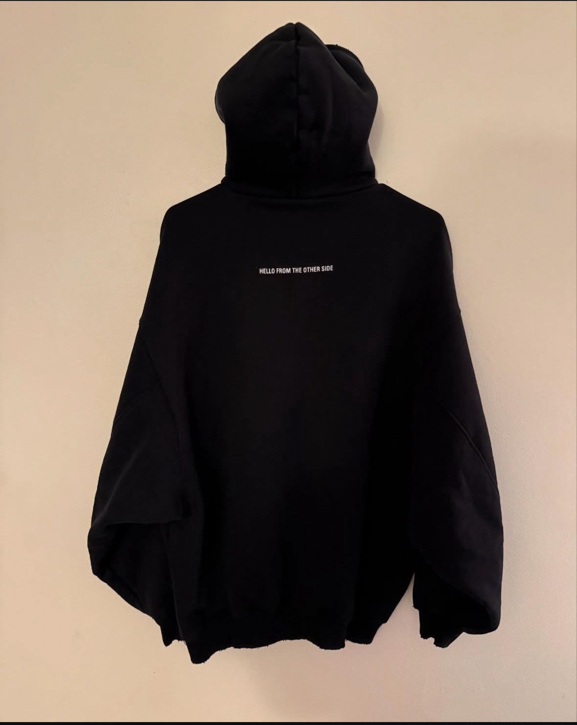 Balenciaga distressed alien hoodie