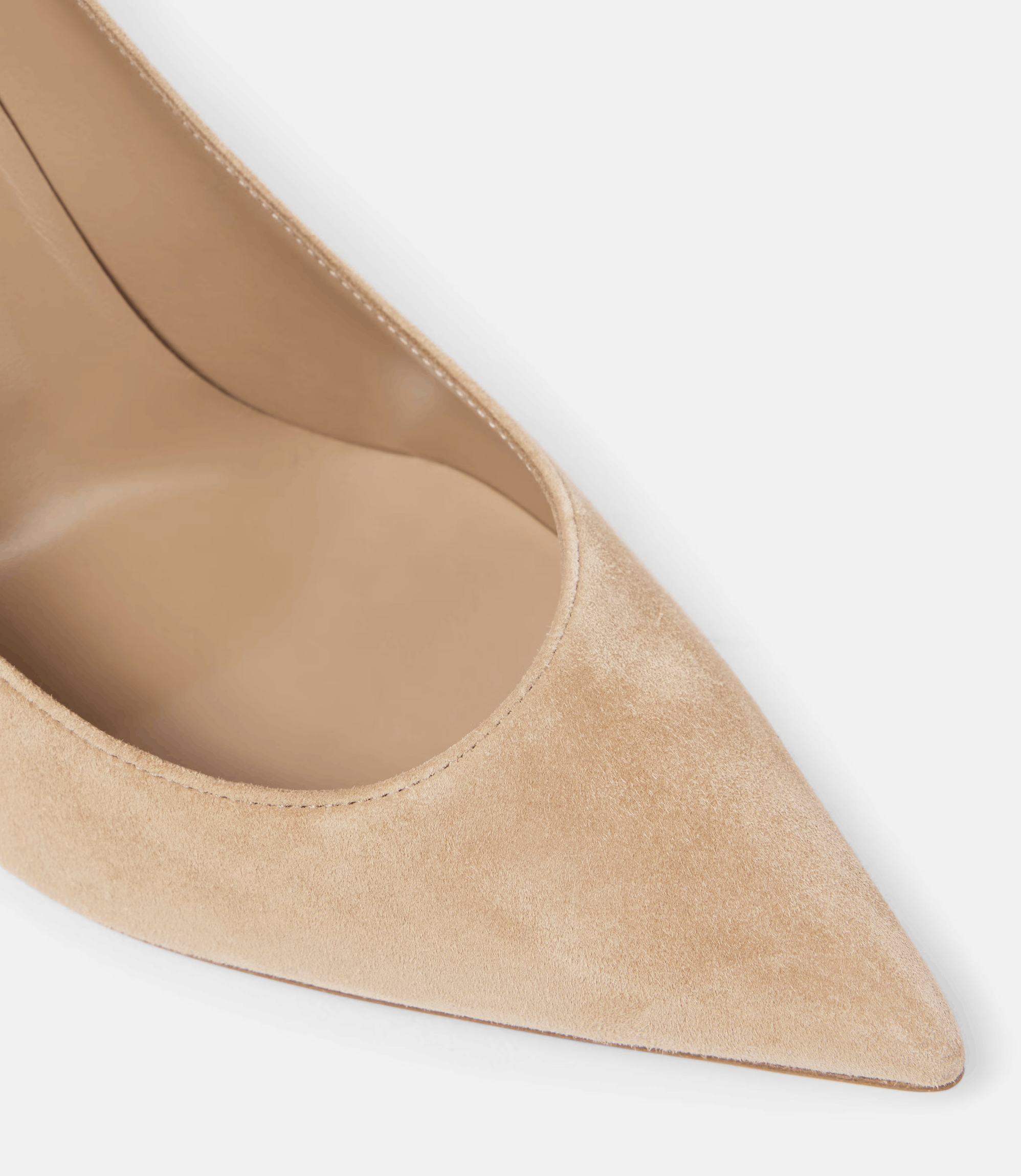 Christian Louboutin Kate 85 Lionne Beige Suede Classic Pointed Toe Heel Pump 42 Size US 12 / IT 42 - 5 Thumbnail