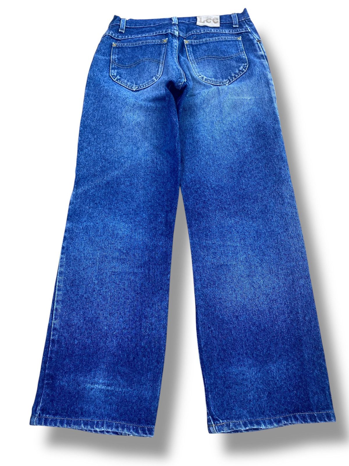 Lee Lee Brand Blue Faded Wash Style Baggy Jeans Size US 28 / EU 44 - 3 Thumbnail