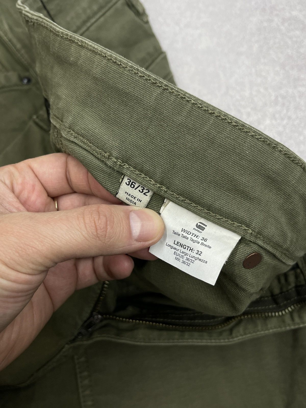 G-Star Mens G Star Raw Fatigue Relaxed Tapered Cargo Pants Size 36 Size US 36 / EU 52 - 16 Thumbnail