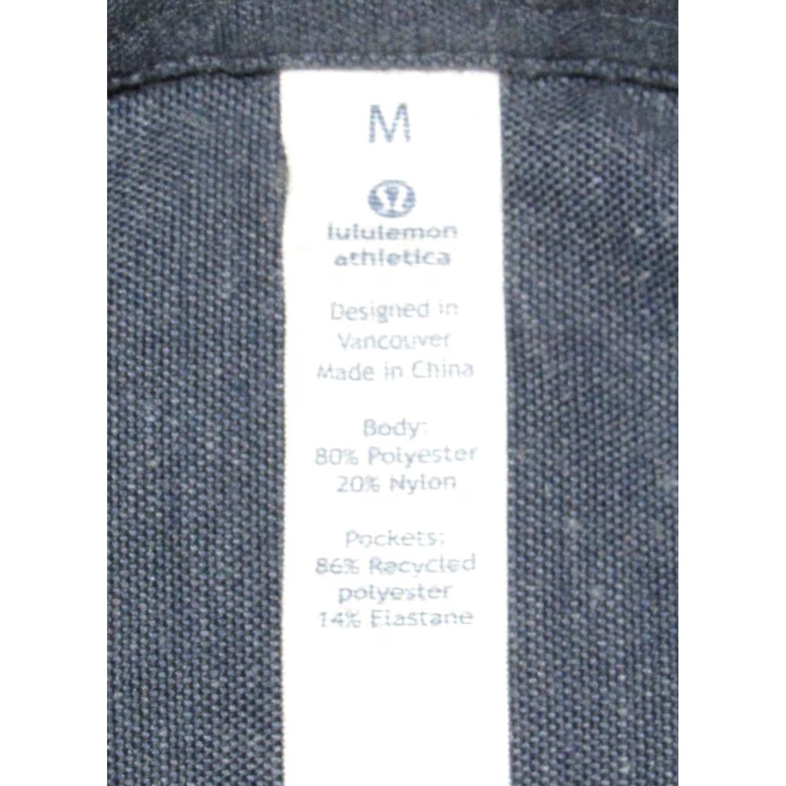 Lululemon LULULEMON Blue Short Sleeve Button Snap Shirt Medium Mens Size US M / EU 48-50 / 2 - 5 Thumbnail