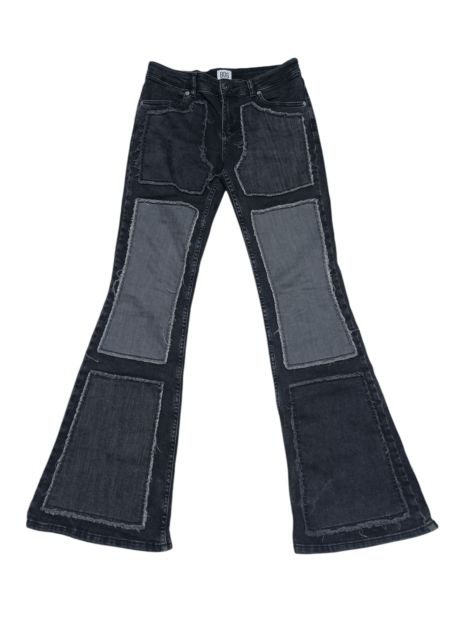 Bdg BDG FLARED FIRE AVANT GARDE JAPANESE ABSTRACT ART JEANS Size 28" / US 6 / IT 42 - 1 Thumbnail