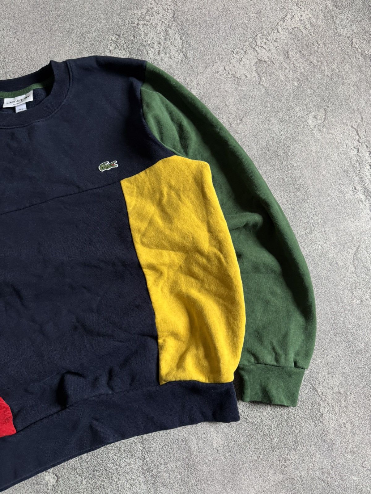 Designer × Lacoste Lacoste S big logo sweatshirt jumper pullover long sleeve Size US S / EU 44-46 / 1 - 10 Thumbnail