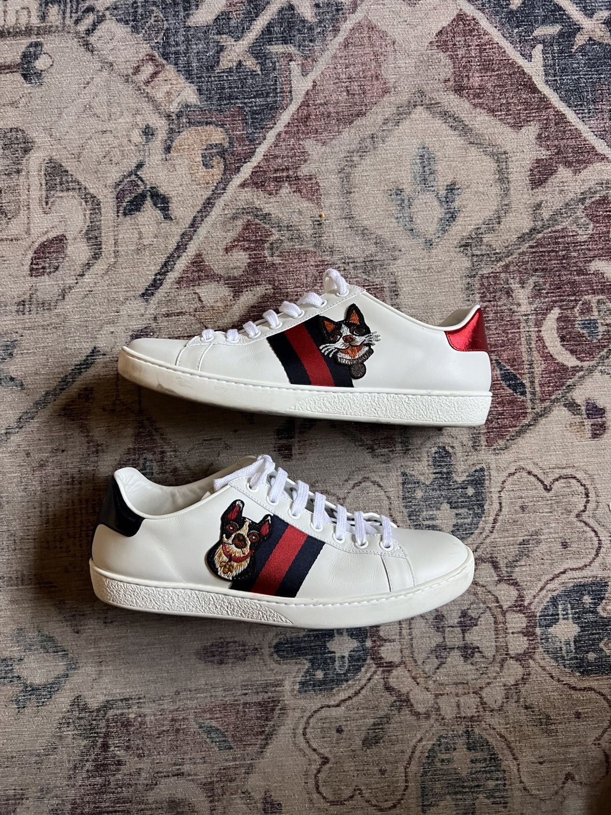 Gucci Gucci Boston Terrier Sneakers Size US 8 / IT 38 - 1 Thumbnail